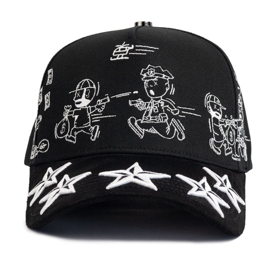 GORRA BAEZ x EL BARBAS HATS “POLICE AND THIEVES”